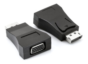 POWERTECH Αντάπτορας DisplayPort (M) σε VGA (F) CAB-DP035, μαύρο