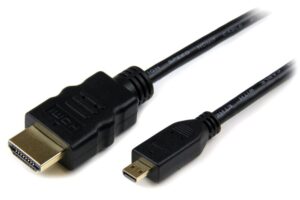 Καλώδιο HDMI σε HDMI micro, με Ethernet, 1.5m, μαύ