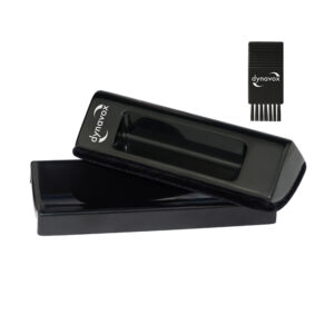 DYNAVOX Βελούδινο Βουρτσάκι+ Νάιλον Σκουπάκι μαύρο