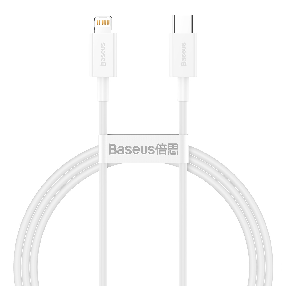 Baseus Καλώδιο 20W Superior PD USB-C σε Lightning 1,0 m άσπρο Baseus Καλώδιο 20W Superior PD USB-C σε Lightning 1,0 m άσπρο