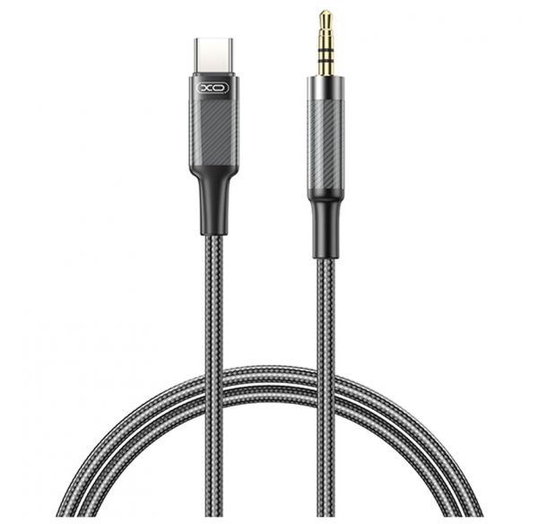 Καλώδιο ήχου 3,5mm (Jack) stereo αρσενικό σε Type C αρσενικό 1m Καλώδιο ήχου 3,5mm (Jack) stereo αρσενικό σε Type C αρσενικό 1m