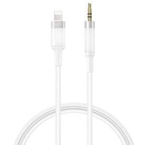 Καλώδιο ήχου 3,5mm (Jack) stereo αρσενικό σε ligthning αρσενικό 1m